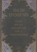 Halim Efendi'nin Nesih - Divani - Celi Divani - Rik'a - Meşk Murakkaı