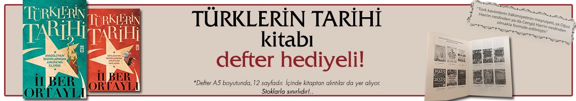 Türklerin Tarihi kitabını alana özel defteri hediye!..