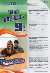 TG - 9.Sınıf - Türk Edebiyatı - Dil ve Anlatım Yaprak Test