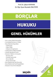 Borçlar Hukuku - Genel Hükümler