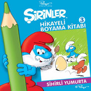 Şirinler 3-Hikayeli Boyama Kitabı-S