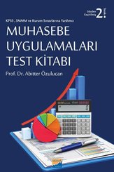 Muhasebe Uygulamaları Test Kitabı