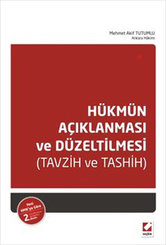 Hükmün Açıklanması ve Düzeltilmesi