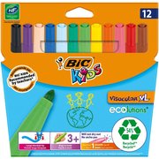 Bic Kids Visacolor XL Yıkanabilir 12'li Jumbo Keçeli Kalem Seti