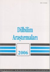 Dilbilim Araştırmaları 2006