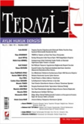 Terazi Aylık Hukuk Dergisi Sayı: 10