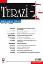 Terazi Aylık Hukuk Dergisi Sayı: 9