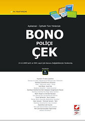 Bono - Poliçe - Çek