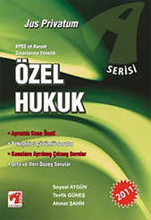 Özel Hukuk - A Serisi