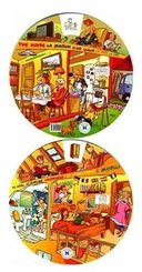 Kelime Çarkı - Ev ve Ev Eşyaları (İngilizce İspanyolca Almanca Fransızca İtalyanca)