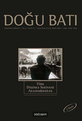 Doğu Batı Düşünce Dergisi Sayı: 12 - Akademidekiler