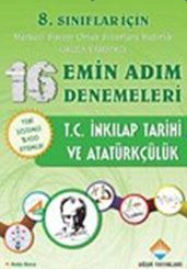 8. Sınıf 16 Emin Adım Denemeleri T.C İnkılap Tarihi ve Atatürkçülük