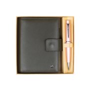 Scrikss Dr 3202-C1 Hakiki Soft Deri Haki Cep Ajandasi + 62 TK Pembe