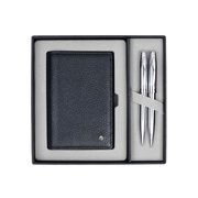 Scrikss DR 226 39 Tükenmezkalem + Versatil Krom +  Deri Jotter