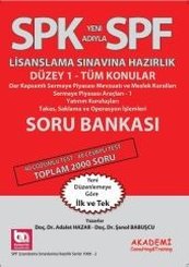 SPK Düzey 1 Tüm Konular Soru Bankası