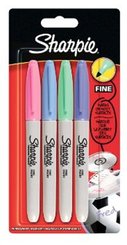 Sharpie Fine Permanent 4'lü Pastel Renkler Markör