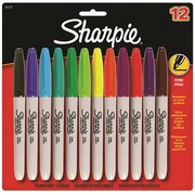 Sharpie Fine Permanent 12'li Karışık Set Markör