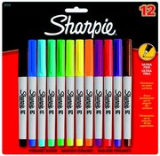 Sharpie Ultra Fine Süper İnce Metal Çerçeveli Uç 12 Renkli Kalem Seti