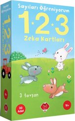Sayıları Öğreniyorum 1-2-3 Zeka Kartları-Flash Kart