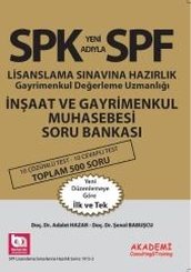 SPK İnşaat ve Gayrimenkul Muhasebesi Soru Bankası