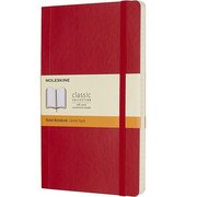 Moleskine Çizgili Kırmızı Defter L Boy Soft Kapak