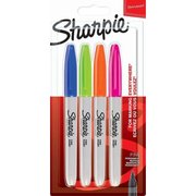 Sharpie Fine Permanent Canlı Renkler 4'lü Markör