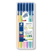 Staedtler Pastel Renk 6'lı Keçeli Boya Seti