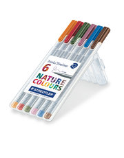 Staedtler 334 Sb6Cs1 Triplus Fineliner Pastel Renkler 6'Li