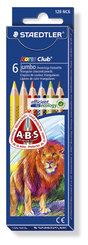 Staedtler Noris Clup Üçgen Jumbo  6'lı Kuru Boya Seti