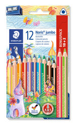 Staedtler Noris Clup Üçgen 12'li Jumbo Kuru Boya 