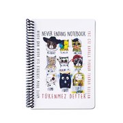 Akademi Çocuk Ressam Kediler Tükenmez Not Defteri 