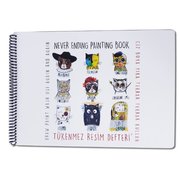 Akademi Çocuk No 1 Ressam Kediler Tükenmez Resim Defteri 