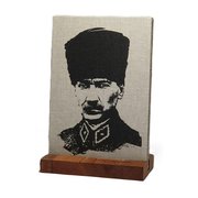 İstisna-Atatürk Masa Tablosu Keten  