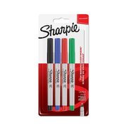 Sharpie Ultra Fine. Süper ince uç. 4'lü Standard renk Bls