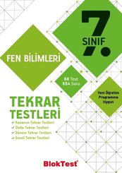 7.Sınıf Fen Bilimleri Tekrar Testleri