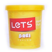 Lets Tek Renk 150 gr Neon Sarı Oyun Hamuru