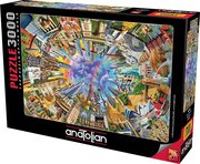Anatolian 4916 Dünya Anıtları 360 World 3000 Parça Puzzle