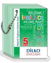Dilko 5. Sınıf Resimli İngilizce Kelime Kartı