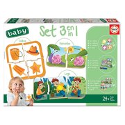 Educa 18123 3'lü Baby Puzzle Seti