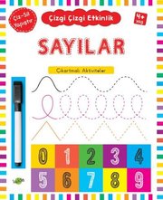 Sayılar Çıkartmalı Aktiviteler 4 Yaş Çizgi Çizgi Etkinlik