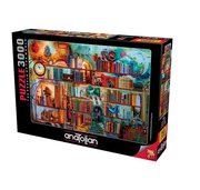 Anatolian 4918 Gizemli Kitaplık 3000 Parça Puzzle