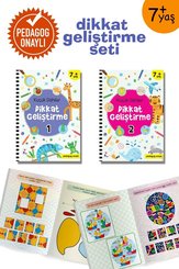 Küçük Dahiler Dikkat Geliştirme Seti - 7+ Yaş-2 Kitap Takım