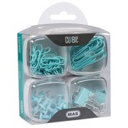 Mas Cubbie Gökkuşağı 4lü Ofis Seti Turkuaz