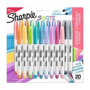 Sharpie Snote Kesik Uç 20'li Blister Karışık Kreatif Markör 