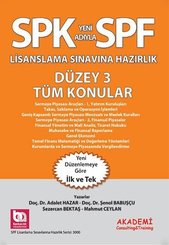 SPK Lisanslama Sınavına Hazırlık - Düzey 3 Tüm Konular