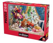 Anatolian Enerjik Kediler 260 Parça Puzzle