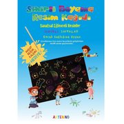 Artenino Sihirli Boyama Kağıdı 5 Sihirli Sayfa + 1 Ahşap Kalem
