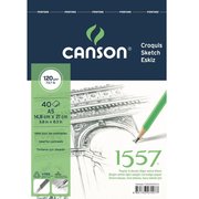 Canson Resim Ve Çizim Blok 120 Gr A5 40 Yaprak Üstten Spiralli 1557