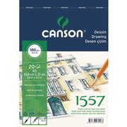 Canson Resim Ve Çizim Blok 180 Gr A5 20 Yaprak Üstten Spiralli 1557
