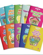 Değerli Masallar Serisi Seti Çanta Boy - 10 Kitap Takım